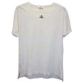Camiseta Vivienne Westwood Orb de algodón blanco Blanco