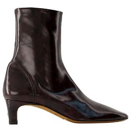 Doria Ankle Boots - Rouje - Leather - Brown Brown