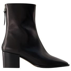 Amina Ankle Boots - Aeyde - Leather - Black Black