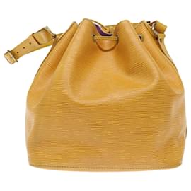 Louis Vuitton-LOUIS VUITTON Epi Petit Noe Shoulder Bag Tassili Yellow M44109 LV Auth 50978-Other