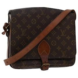 Louis Vuitton-LOUIS VUITTON Monogram Cartouchiere GM Shoulder Bag M51252 LV Auth 50671-Monogram