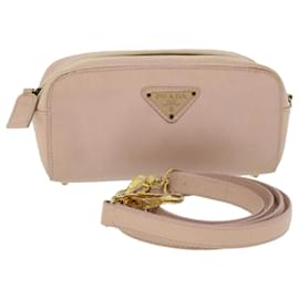 Borsa a mano marrone con logo Canapa di Prada Beige Pelle Tela Vitello  simile a un vitello Panno ref.945478 - Joli Closet