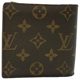 Louis Vuitton-LOUIS VUITTON Monogram Portefeuille Multipull Cartera plegable M60895 autenticación 50462-Monograma