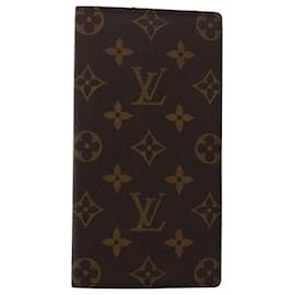 Louis Vuitton-LOUIS VUITTON Monogram Porte Valeurs Cartes Credit Wallet M61823 LV Auth 50748-Monograma
