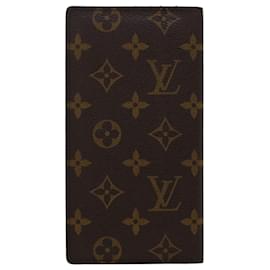 Louis Vuitton-LOUIS VUITTON Monogram Porte Valeurs Cartes Credit Wallet M61823 LV Auth 50748-Monogram