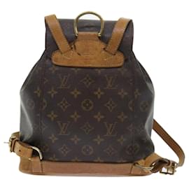 Louis Vuitton-LOUIS VUITTON Monogramm Montsouris MM Rucksack M.51136 LV Auth 50923-Monogramm