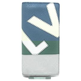 Louis Vuitton-Louis Vuitton Portefeuille Brazza-Blue