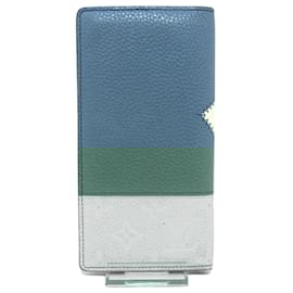 Louis Vuitton-Louis Vuitton Portefeuille Brazza-Blue