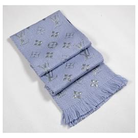 LOUIS VUITTON Damen Schal/Tuch aus Baumwolle in Blau