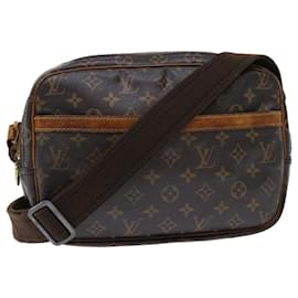 Louis Vuitton-LOUIS VUITTON Monogram Reporter PM Shoulder Bag M45254 LV Auth bs7290-Monogram