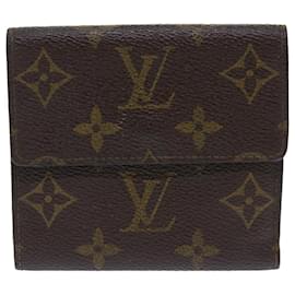 Louis Vuitton-Carteira LOUIS VUITTON Monograma Portefeuille Elise M61654 Autenticação de LV 50461-Monograma
