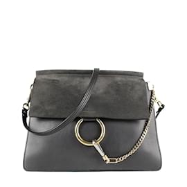 Chloé-CHLOE Handbags Faye-Grey