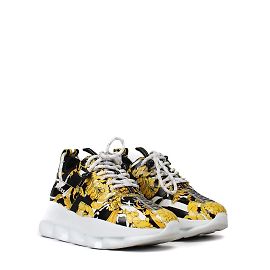 VERSACE Trainers Chain Reaction White