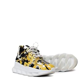 Versace-VERSACE Trainers Chain Reaction-White