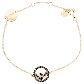 Fendi-Fendi F Bracelet Gold / Black Base Metal-Black