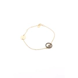 Fendi-Fendi F Bracelet Gold / Black Base Metal-Black