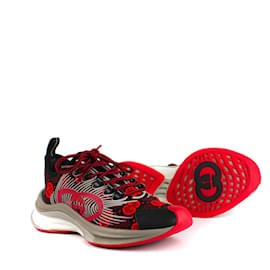 Gucci-Asso delle scarpe da ginnastica GUCCI-Rosso