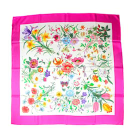 Gucci-GUCCI Silk handkerchief-Pink