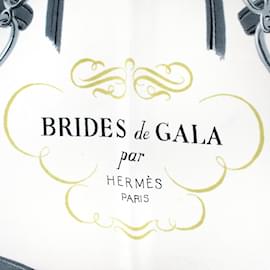 Hermès-HERMES Silk handkerchief-Blue