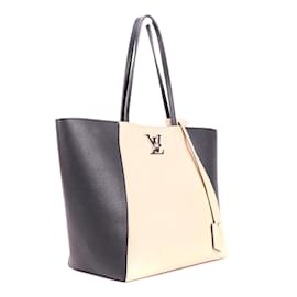 Louis Vuitton-LOUIS VUITTON Handbags Lockme-Beige