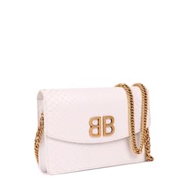 Balenciaga-BALENCIAGA Handbags BB chain-White