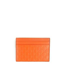 Gucci-GUCCI-Geldbörsen, Brieftaschen und Etuis-Orange