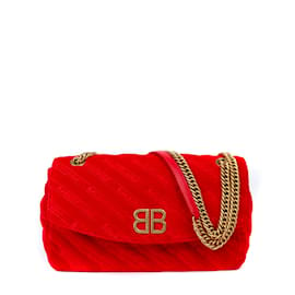 Balenciaga-BALENCIAGA Handbags BB Round-Red