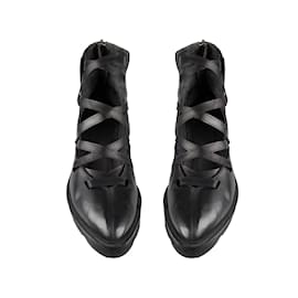 Ld Tuttle-LD Tuttle Lace-up Leather Shoes-Black