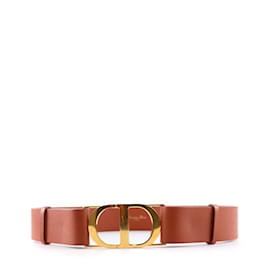 Dior-Cinturones Dior 30 Montaigne-Castaño