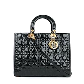 Dior-DIOR Handbags Lady Dior-Black