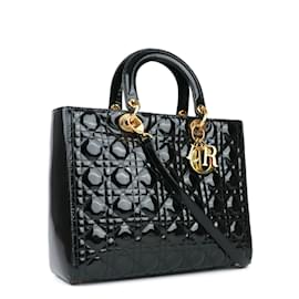 Dior-DIOR Handbags Lady Dior-Black