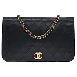 Chanel-Sac Chanel Timeless/classic black leather - 101251-Black