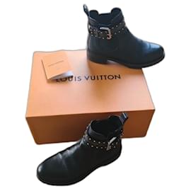 Louis Vuitton-botines-Negro