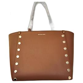 Michael Kors-Handbags-Brown,Gold hardware