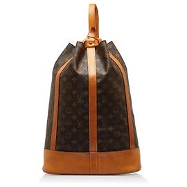 Louis Vuitton Brown Monogram Randonnee GM Castaño