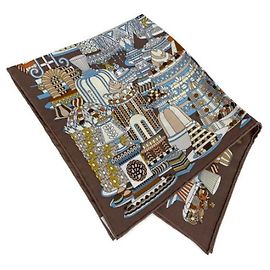 Hermès ***HERMES Pasticceria francese 45 Marrone