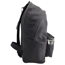 Saint Laurent-Saint Laurent Classic City Backpack in Black Canvas-Black