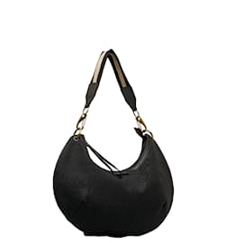 Gucci-Canvas Hobo Bag 106663-Black