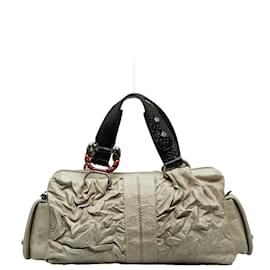 Bulgari BVLGARI Shoulder Bag Canvas Leather Beige Auth am4708 Cloth  ref.996927 - Joli Closet