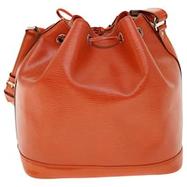 Louis Vuitton-LOUIS VUITTON Epi Noe Shoulder Bag Orange M40677 LV Auth 51142-Orange