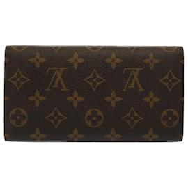Louis Vuitton-LOUIS VUITTON Monogram Porte Tresol International Wallet M61215 LV Auth 51285-Monogram