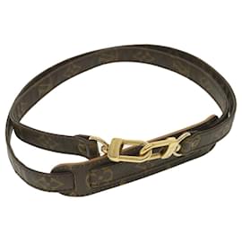 Louis Vuitton-Bandoulière monogramme Louis Vuitton 43.7"" LV Auth ar9118-Monogramme