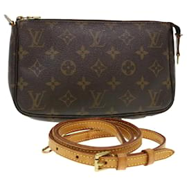 Louis Vuitton-LOUIS VUITTON Monogramm Pochette Accessoires Tasche M.51980 LV Auth 38925-Monogramm