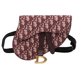 Dior Red Oblique Saddle Gürteltasche Rot
