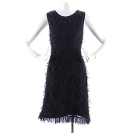 **Robe en mohair noir Chanel Noir