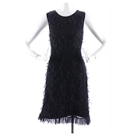 Chanel-**Chanel Black Mohair Dress-Black