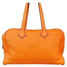 Hermès-Hermes Victoria bag-Orange