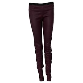Helmut Lang-Helmut Lang, Leather trousers-Red