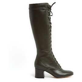Gianvito Rossi Stiefel Anthrazitgrau