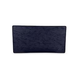 Louis Vuitton-Porta-bilhetes de carteira longa de couro Epi preto vintage-Preto
